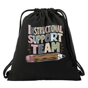 Elementary Instructional Support Staff Team Drawstring Bag