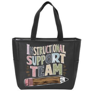 Elementary Instructional Support Staff Team Zip Tote Bag