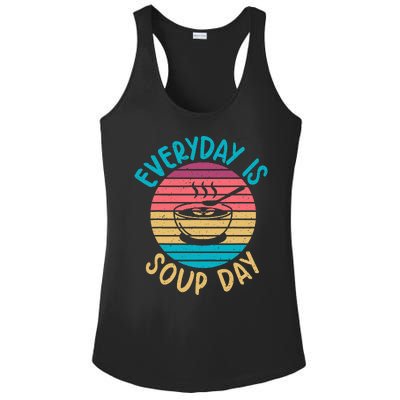 Everyday Is Soup Day Soup Lover Ladies PosiCharge Competitor Racerback Tank