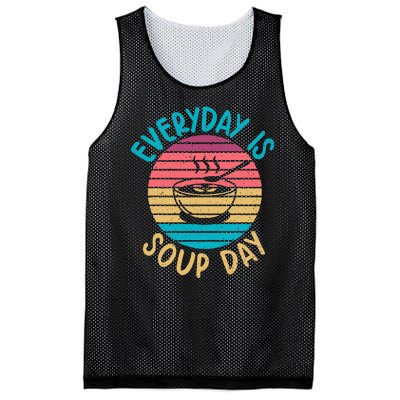 Everyday Is Soup Day Soup Lover Mesh Reversible Basketball Jersey Tank