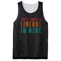 Ew It Smells Liberal In Here Mesh Reversible Basketball Jersey Tank