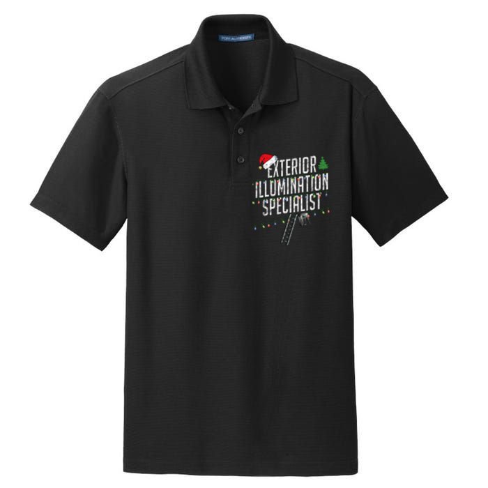 Exterior Illumination Specialist Christmas Funny Dry Zone Grid Polo