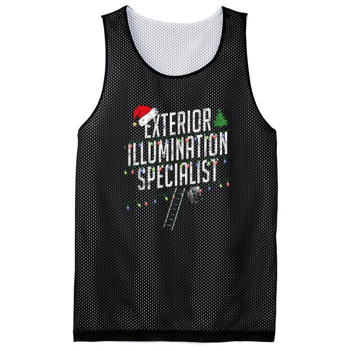 Exterior Illumination Specialist Christmas Funny Mesh Reversible Basketball Jersey Tank