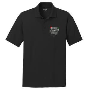 Exterior Illumination Specialist Christmas Funny PosiCharge RacerMesh Polo