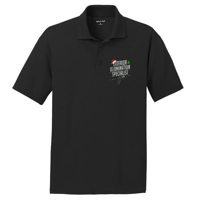 Exterior Illumination Specialist Christmas Funny PosiCharge RacerMesh Polo