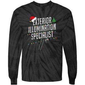 Exterior Illumination Specialist Christmas Funny Tie-Dye Long Sleeve Shirt