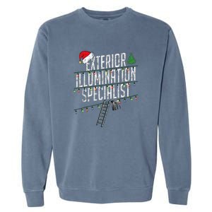 Exterior Illumination Specialist Christmas Funny Garment-Dyed Sweatshirt