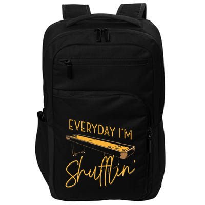 Everyday IM Shufflin Shuffleboard Player Board Game Lover Impact Tech Backpack