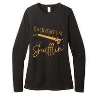 Everyday IM Shufflin Shuffleboard Player Board Game Lover Womens CVC Long Sleeve Shirt