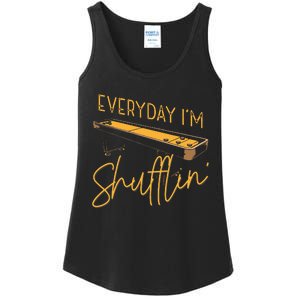 Everyday IM Shufflin Shuffleboard Player Board Game Lover Ladies Essential Tank