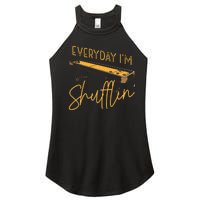 Everyday IM Shufflin Shuffleboard Player Board Game Lover Women's Perfect Tri Rocker Tank