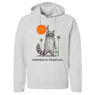 Everyday Is Trash Day Performance Fleece Hoodie