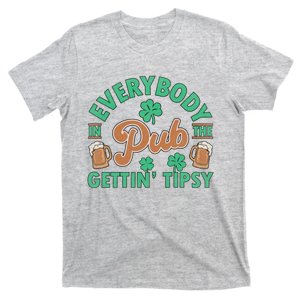 Everybody In The Pub Getting Tipsy Funny St Patrick's Day T-Shirt