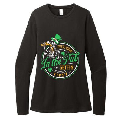 Everybody In The Pub Getting Tipsy St Patricks Day Womens CVC Long Sleeve Shirt