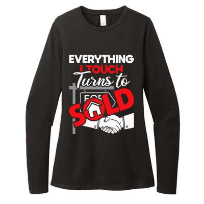 Everything I Touch Turns To Sold Realtor Real Estate Agent Womens CVC Long Sleeve Shirt