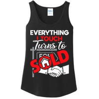 Everything I Touch Turns To Sold Realtor Real Estate Agent Ladies Essential Tank