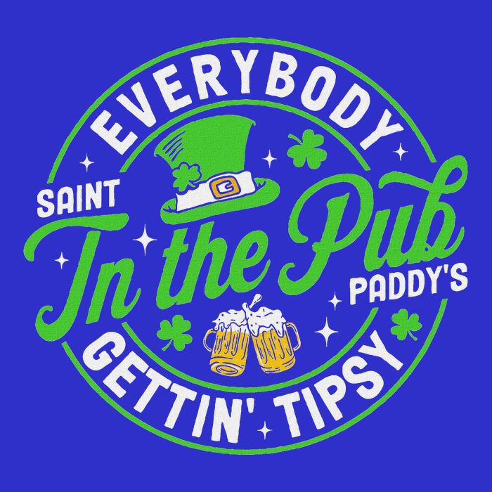 Everybody In The Pub Getting Tipsy Button