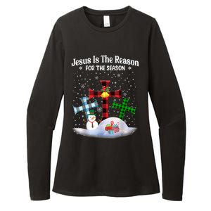 Esus Is The Reason For The Season Christian Christmas Gift Womens CVC Long Sleeve Shirt