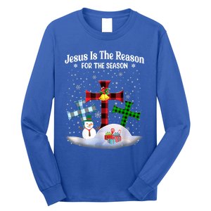 Esus Is The Reason For The Season Christian Christmas Gift Long Sleeve Shirt