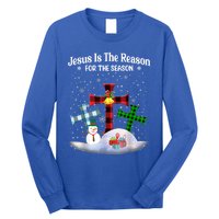 Esus Is The Reason For The Season Christian Christmas Gift Long Sleeve Shirt