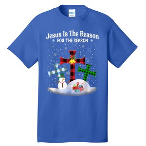 Esus Is The Reason For The Season Christian Christmas Gift Tall T-Shirt