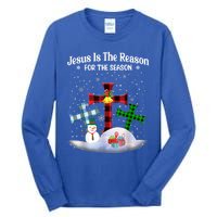 Esus Is The Reason For The Season Christian Christmas Gift Tall Long Sleeve T-Shirt