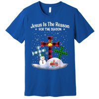 Esus Is The Reason For The Season Christian Christmas Gift Premium T-Shirt