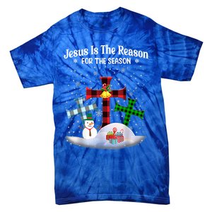 Esus Is The Reason For The Season Christian Christmas Gift Tie-Dye T-Shirt