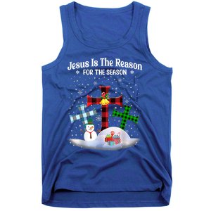 Esus Is The Reason For The Season Christian Christmas Gift Tank Top