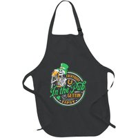 Everybody In The Pub Getting Tipsy St Patricks Day Full-Length Apron With Pockets