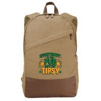 Everybody In The Pub Getting Tipsy Irish St Patricks Day Cotton Canvas Backpack