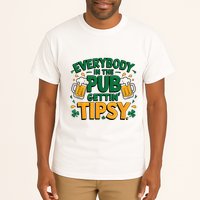 Everybody In The Pub Getting Tipsy Irish St Patricks Day Tall T-Shirt