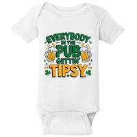 Everybody In The Pub Getting Tipsy Irish St Patricks Day Baby Bodysuit