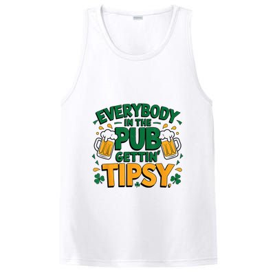 Everybody In The Pub Getting Tipsy Irish St Patricks Day PosiCharge Competitor Tank