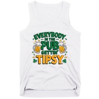 Everybody In The Pub Getting Tipsy Irish St Patricks Day Tank Top