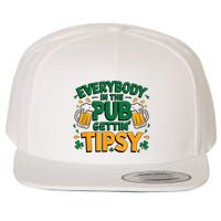 Everybody In The Pub Getting Tipsy Irish St Patricks Day Wool Snapback Cap
