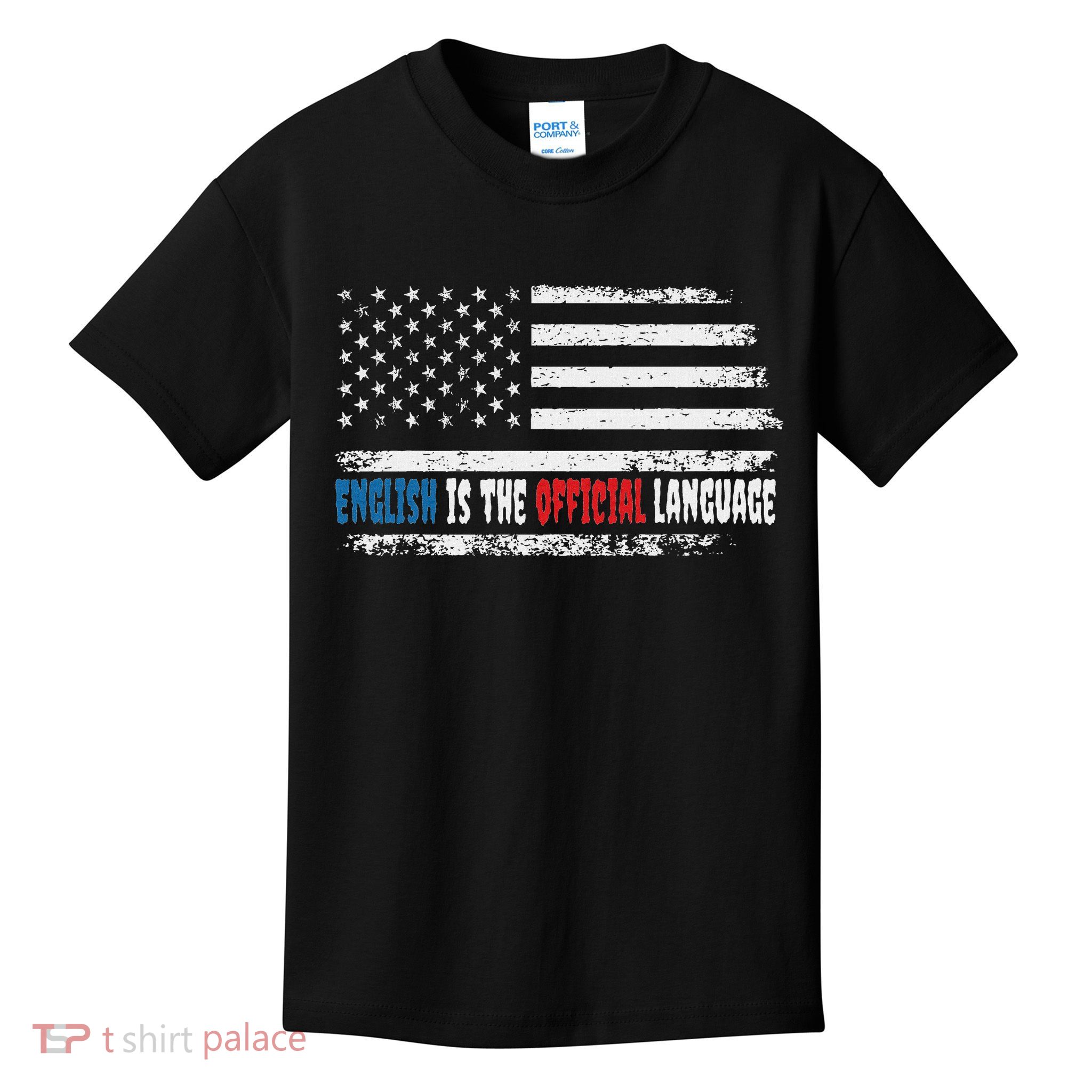 English Is The Language Of Usa Women Kids T-Shirt