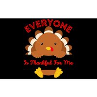 Everyone Is Thankful For Me Turkey Thanksgiving Joke Bumper Sticker