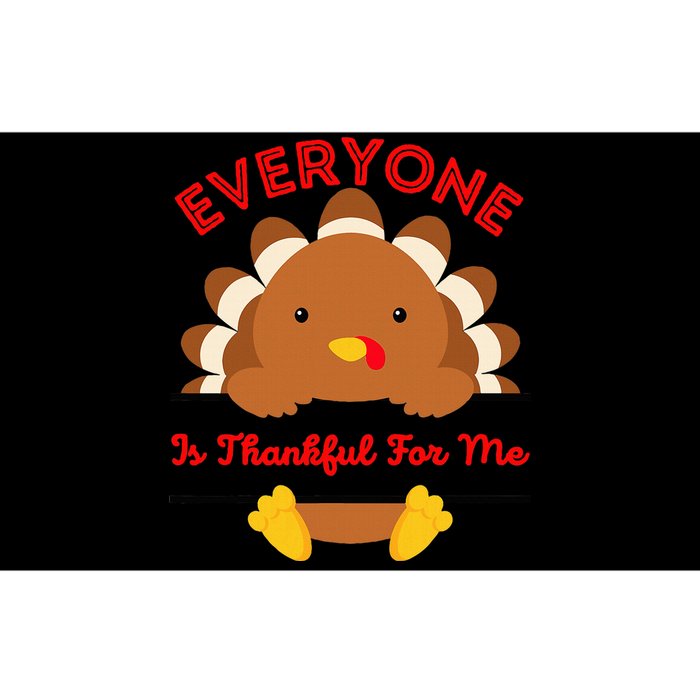 Everyone Is Thankful For Me Turkey Thanksgiving Joke Bumper Sticker