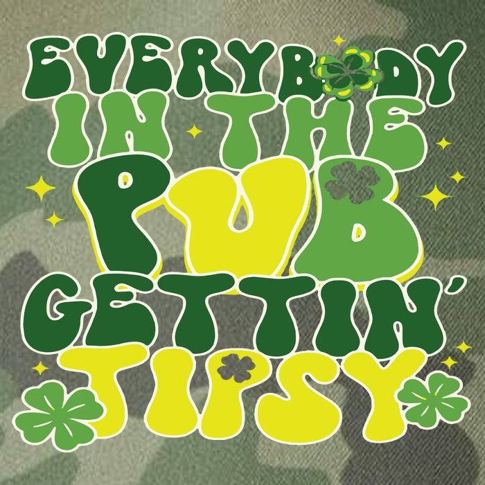 Everybody In The Pub Getting Tipsy Funny St Pattys Day Legacy Tie Dye Trucker Hat