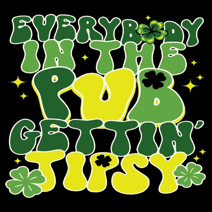 Everybody In The Pub Getting Tipsy Funny St Pattys Day City Backpack