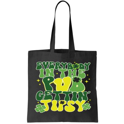 Everybody In The Pub Getting Tipsy Funny St Pattys Day Bag