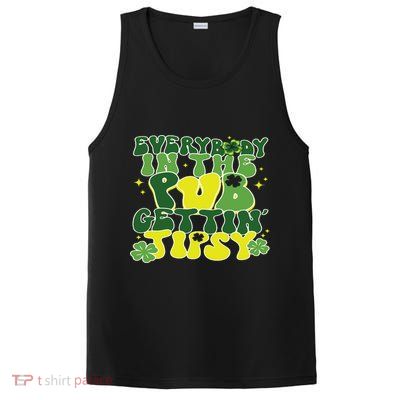 Everybody In The Pub Getting Tipsy Funny St Pattys Day PosiCharge Competitor Tank