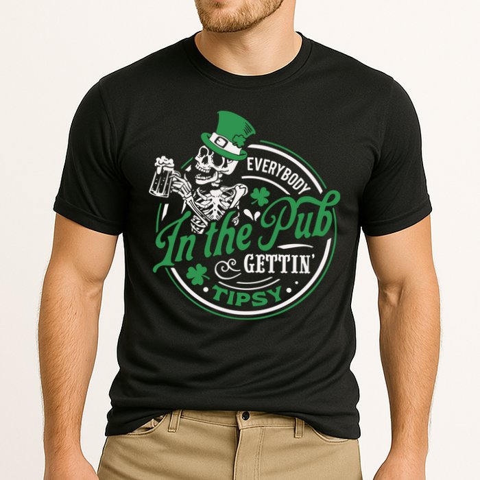 Everybody In The Pub Gettin Tipsy Shenanigans Drinking Performance Shirt