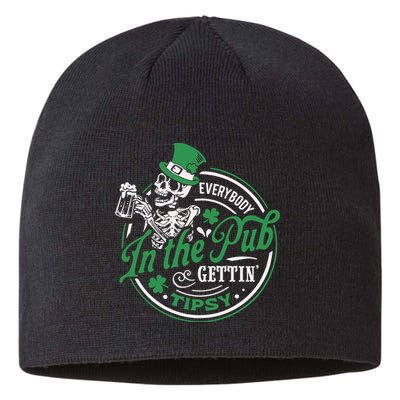 Everybody In The Pub Gettin Tipsy Shenanigans Drinking Sustainable Beanie
