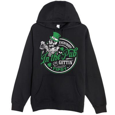 Everybody In The Pub Gettin Tipsy Shenanigans Drinking Premium Pullover Hoodie