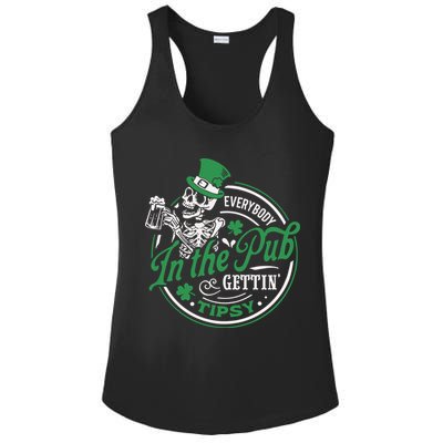 Everybody In The Pub Gettin Tipsy Shenanigans Drinking Ladies PosiCharge Competitor Racerback Tank