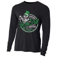 Everybody In The Pub Gettin Tipsy Shenanigans Drinking Cooling Performance Long Sleeve Crew