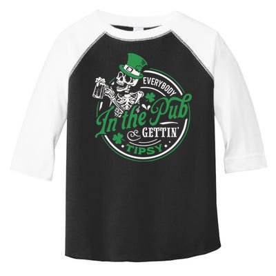 Everybody In The Pub Gettin Tipsy Shenanigans Drinking Toddler Fine Jersey T-Shirt