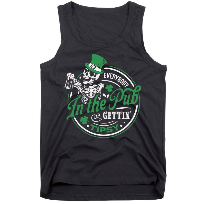 Everybody In The Pub Gettin Tipsy Shenanigans Drinking Tank Top